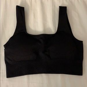 Black sports bra from AliExpress
